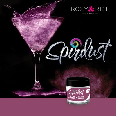Roxy and Rich Metalická barva do nápojů Spirdust fialová 1,5 g – Zbozi.Blesk.cz