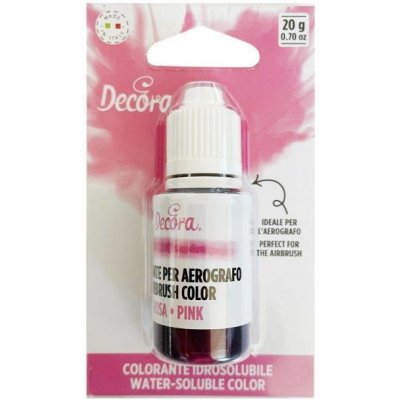 Decora Airbrush barva tekutá pink 20 g – Zbozi.Blesk.cz