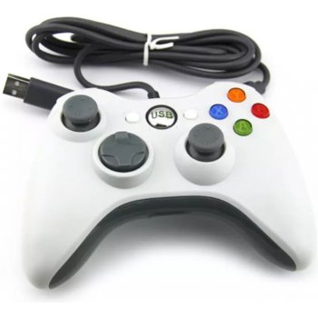 PSko drátový ovaldač pro Xbox 360 bílý 5983