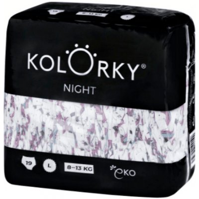 Kolorky NIGHT jednorožci L 8-13 kg 19 ks – Zboží Dáma