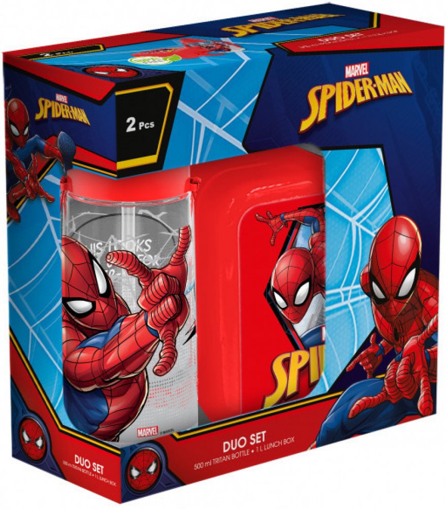 Disney svačinový box Spiderman 500ml/1l | Srovnanicen.cz