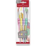 Faber-Castell Sada štětců Soft pastelové, 4 ks 481620 – Zboží Mobilmania