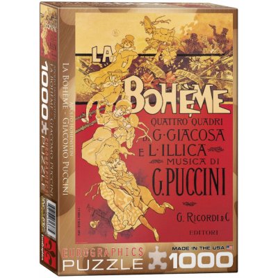 EuroGraphics Plakát Le Bohéma 1000 dílků – Hledejceny.cz