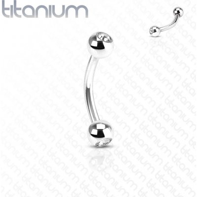 Šperky4U piercing do obočí titan TIT1014-1210