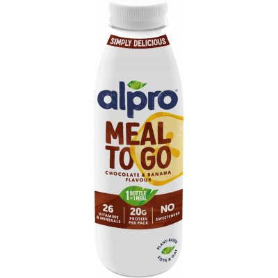 Alpro Meal to go nápoj s příchutí čokoláda-banán 500 ml – Sleviste.cz