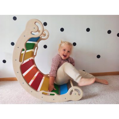 Montessori duhová houpačka 5in1 – Zboží Dáma
