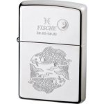 Zippo chrom poliert Fische Ha in kleiner Holzbox – Hledejceny.cz