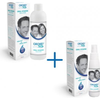 OROXID forte roztok 250 ml+ OROXID forte sprej 100 ml – Zboží Mobilmania