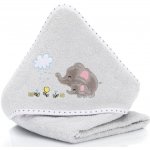 Fillikid Osuška s kapucí elephant grey 75x75 cm – Zboží Dáma