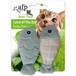 AFP Green Rush rybičky se šantou Hračka pro kočky 6cm 2ks – Zboží Dáma