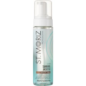 St. Moriz Tanning Mousse Clear samoopalovací přípravek průsvitný typ Medium - Dark 200 ml