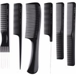 Sada profesionálních hřebenů Eurostil Profesional - 6 ks, černé (00950) – Zboží Mobilmania