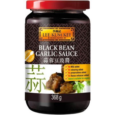 Lee Kum Kee Omáčka z černých fazolí a česneku 368 g