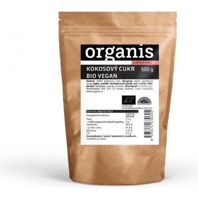 Organis Kokosový cukr Bio 500 g – Zboží Dáma