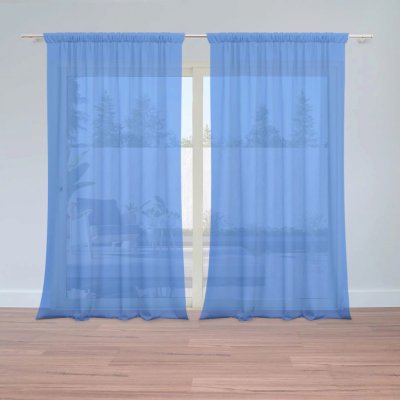 Záclony Královská modrá: 2 ks - 150x250 cm - Sablio – Hledejceny.cz