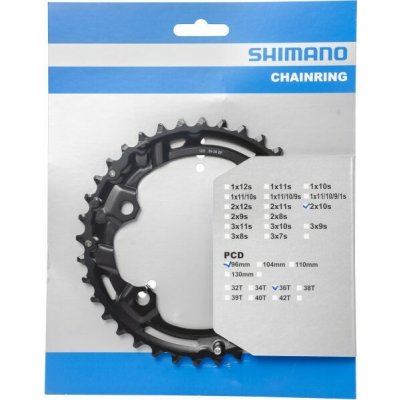 Shimano převodník SH Deore FCM4100-10 36z černý, 2x10 spe – Zboží Dáma