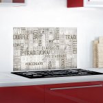 Crearreda Samolepicí kuchyňský panel KP Coffee 67250 Nápis s textem kávy 1 arch 47x65 cm – Sleviste.cz