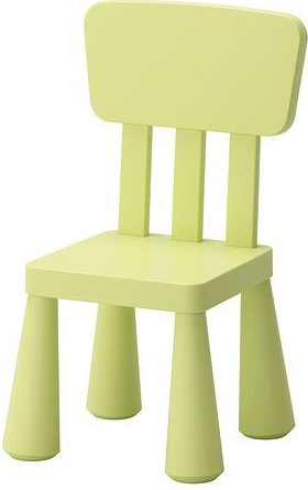 Ikea Mammut dětská židle 39 x 67 cm světle zelená - Heureka.cz