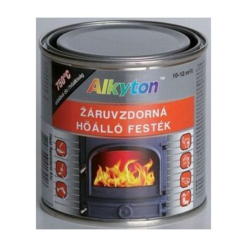 Alkyton žáruvzdorná vypalovací barva 0,25L stříbrná RUST-OLEUM