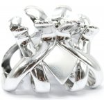 Plastový skřipec v metalových barvách Barva: stříbrná – Hledejceny.cz