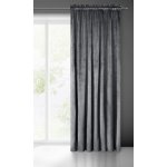 HOTOVÝ ZÁVĚS MELANIE NA PÁSCE 140X270 CM TMAVĚŠEDÁ – Sleviste.cz