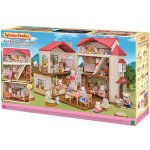 Sylvanian family Dárkový set Patrový dům s červenou střechou C – Zboží Mobilmania