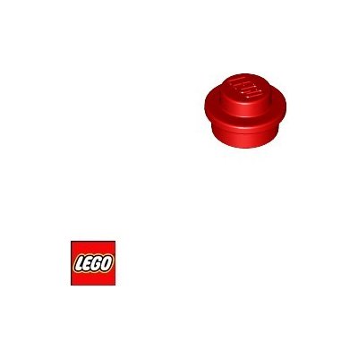 LEGO® 4073 Podložka kruhová 1x1 Červená – Zbozi.Blesk.cz