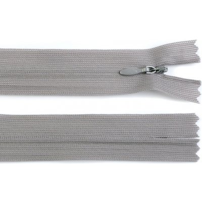 Spirálový zip skrytý šířka 3 mm délka 60 cm dederon Barva: 528 šedá perlová – Hledejceny.cz