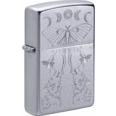 Zippo Benzínový Butterfly & Wolf Design – Hledejceny.cz