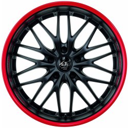 Barracuda Voltec T6 10x20 5x112 ET45 matt black trim red