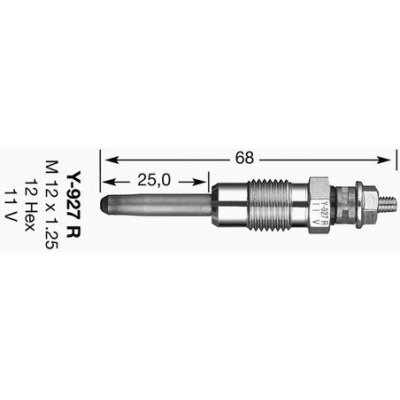 Žhavící svíčka NGK Y-927R – Hledejceny.cz