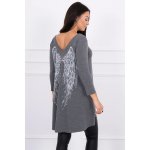 Predĺžená tunika MI8875 grafitová – Zboží Dáma Predĺžená tunika MI8875 grafitová – Zboží Dáma