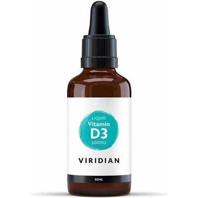 Viridian Liquid Vitamin D3 2000iu 50 ml – Hledejceny.cz