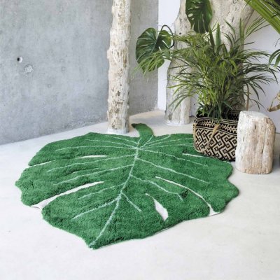Lorena Canals Pro zvířata Pratelný Monstera Leaf Zelená – Zboží Mobilmania