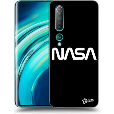 Pouzdro Picasee silikonové Xiaomi Mi 10 - NASA Basic černé – Zbozi.Blesk.cz