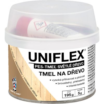 Uniflex Tmel Dřevo 200 g světlé dřevo – HobbyKompas.cz
