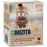 Bozita Cat kousky v omáčce s kuřecím a krůtím 6 x 370 g – Hledejceny.cz