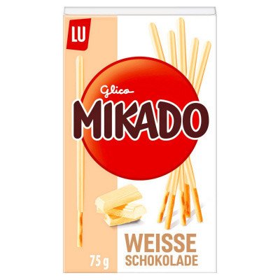 Mondelez Mikado Weisse bílá čokoláda 75 g – Zboží Mobilmania