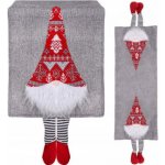 SPRINGOS Vánoční ubrus 180x33 cm GNOM šedý – Hledejceny.cz