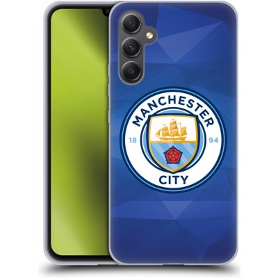 Pouzdro HEAD CASE Samsung Galaxy A34 5G Manchester City FC - Modré nové logo