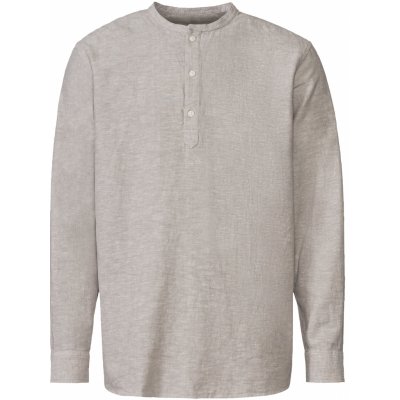 Livergy pánská lněná košile regular fit hnědá – Hledejceny.cz