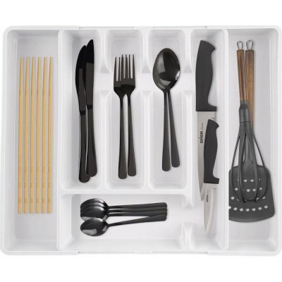 Příborník UH posuvný 27,5/44x36,5x4,3 cm bílá – Sleviste.cz
