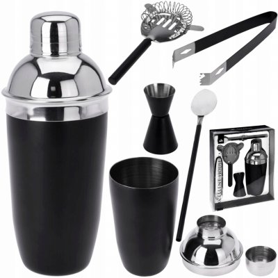 EXCELLENT Barmanská sada 5 ks nerez černá KO-A12405590 – Zboží Dáma
