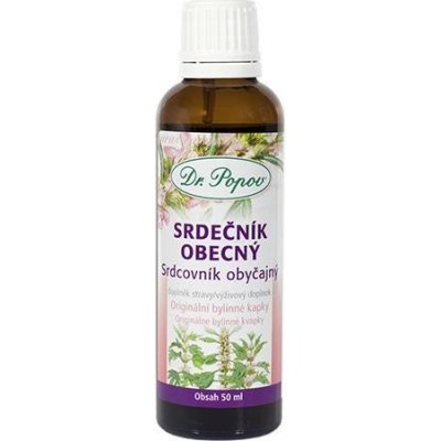 Dr. Popov Srdečník obecný originální bylinné kapky 50 ml – Hledejceny.cz