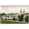 Pohlednice BYSTŘICE nad Pernštejnem. Celkový pohled. 1917.