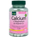 Holland & Barrett Calcium & Magnesium s vitamínem D3 120 tablet – Hledejceny.cz