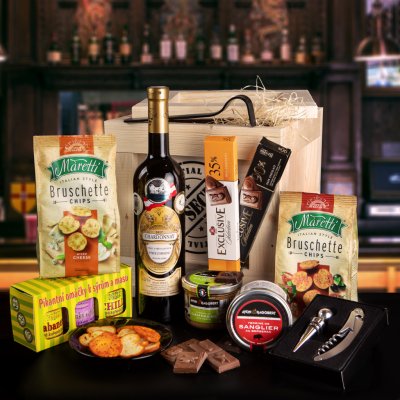 Bedna s páčidlem víno dárky pro ženy dárky pro muže darbox – Sleviste.cz