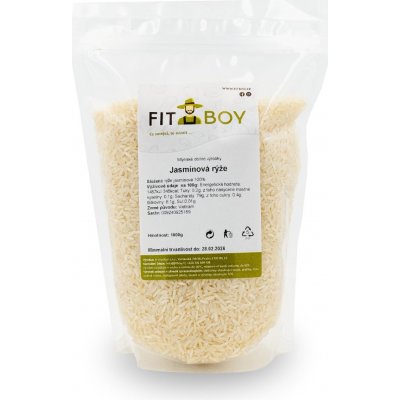 Fitboy Jasmínová rýže 1 kg – Zboží Mobilmania