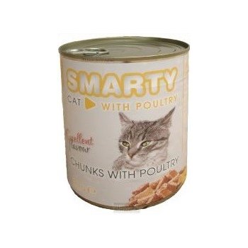 Smarty chunks Cat drůbeží 810 g