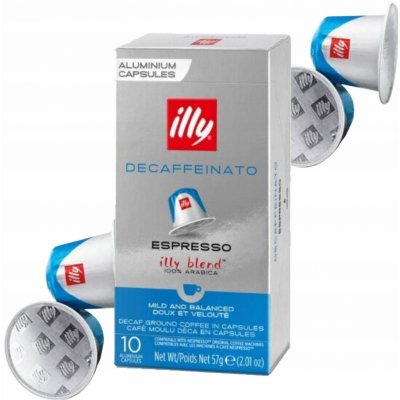 Illy Decaffeinato bezkofeinové kapsle Do Nespresso 10 ks – Hledejceny.cz